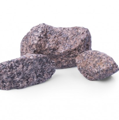Gabionensteine / Granit GS rot 45-125 mm