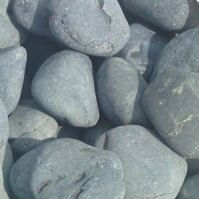Gabionensteine / Beach Pebbles anthrazit 50-70/120-150 mm